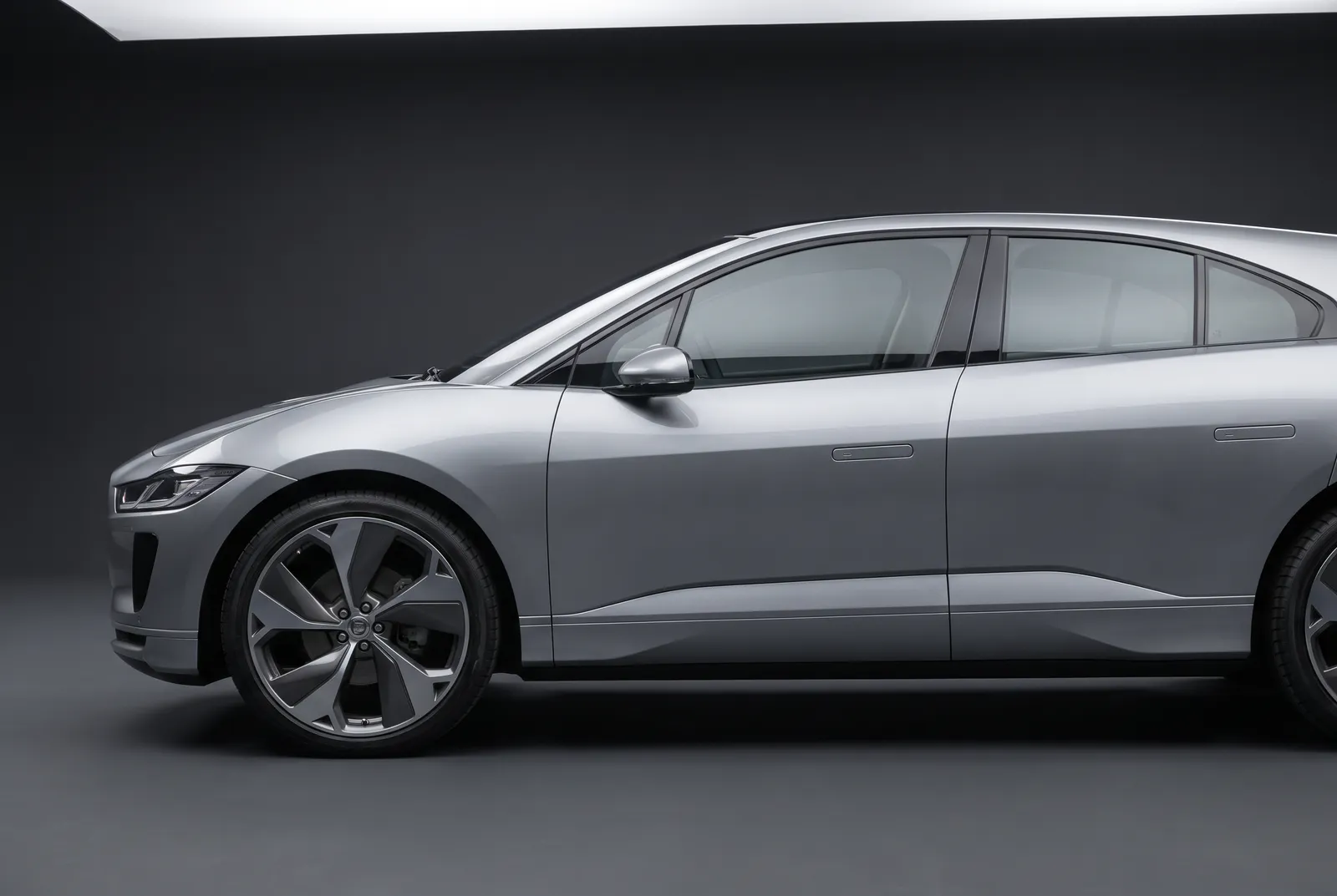 Detail van een Jaguar I-Pace