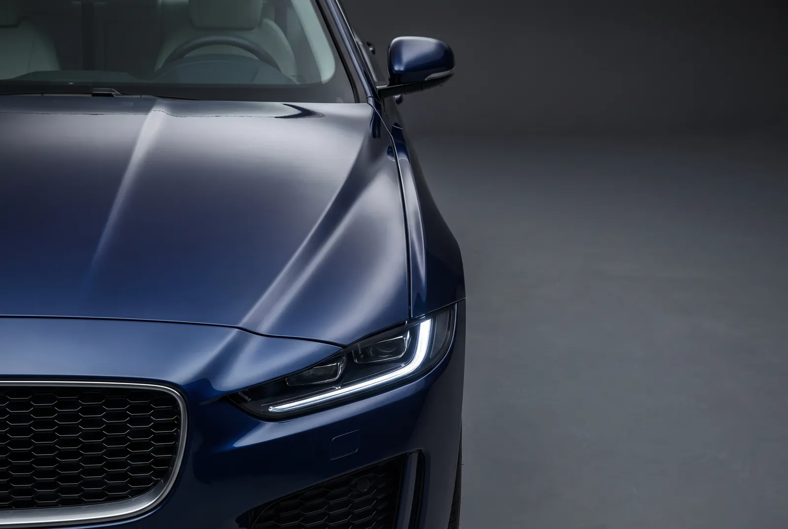 Detail van een Jaguar