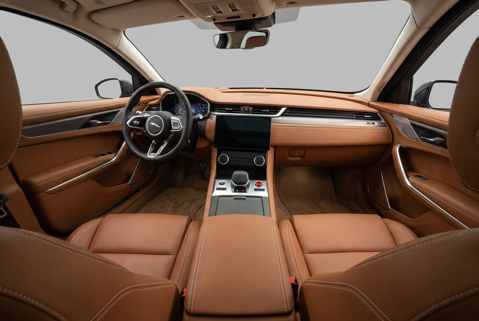 Interieur van een Jaguar
